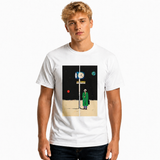 Waiting for Earth – Surreal Space Graphic T-Shirt