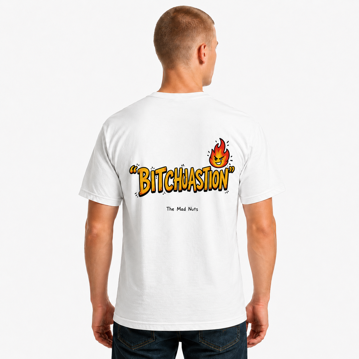 Bitchuastion Funny Meme T-Shirt | Sarcastic Humor Graphic Tee