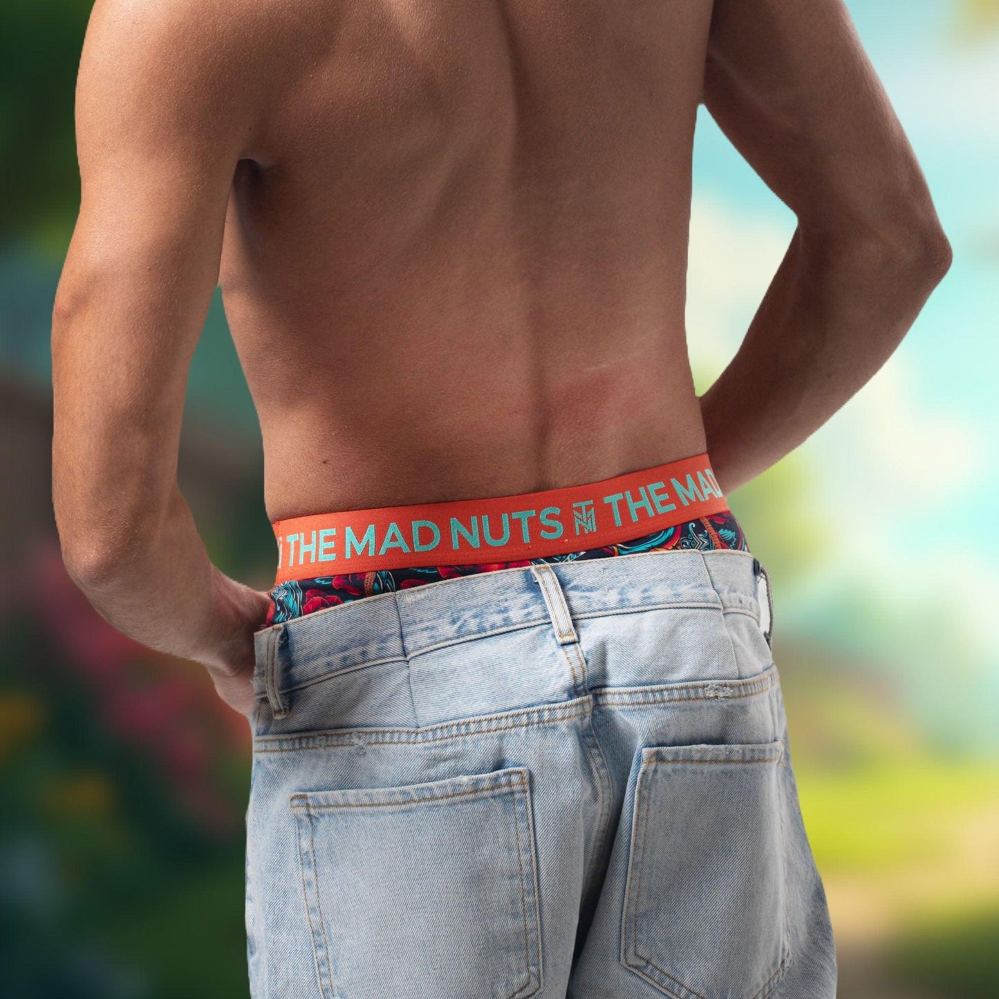 The Mad Nuts Boxer & Socks Subscription Flowers Edition