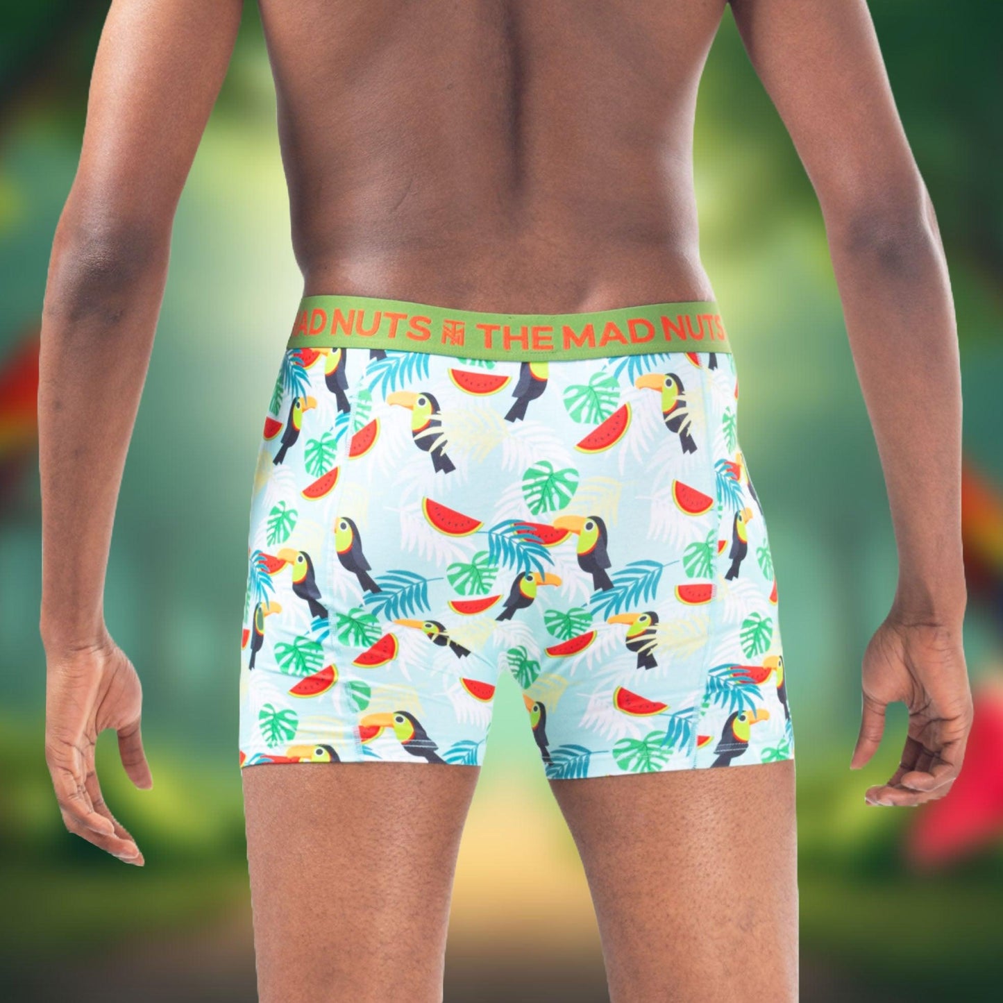 The Mad Nuts Boxer & Socks Subscription Parrots Edition