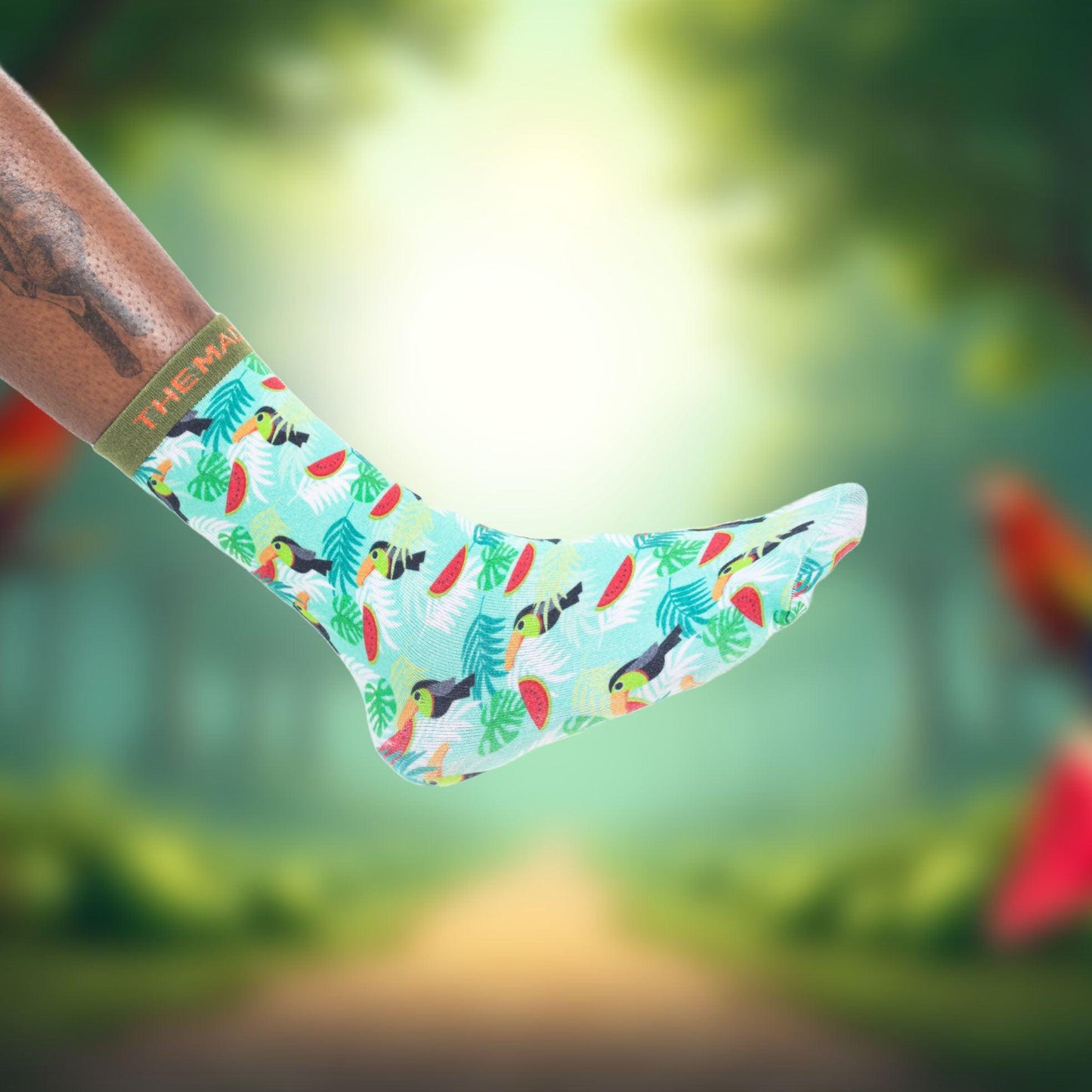 The Mad Nuts Boxer & Socks Subscription Parrots Edition