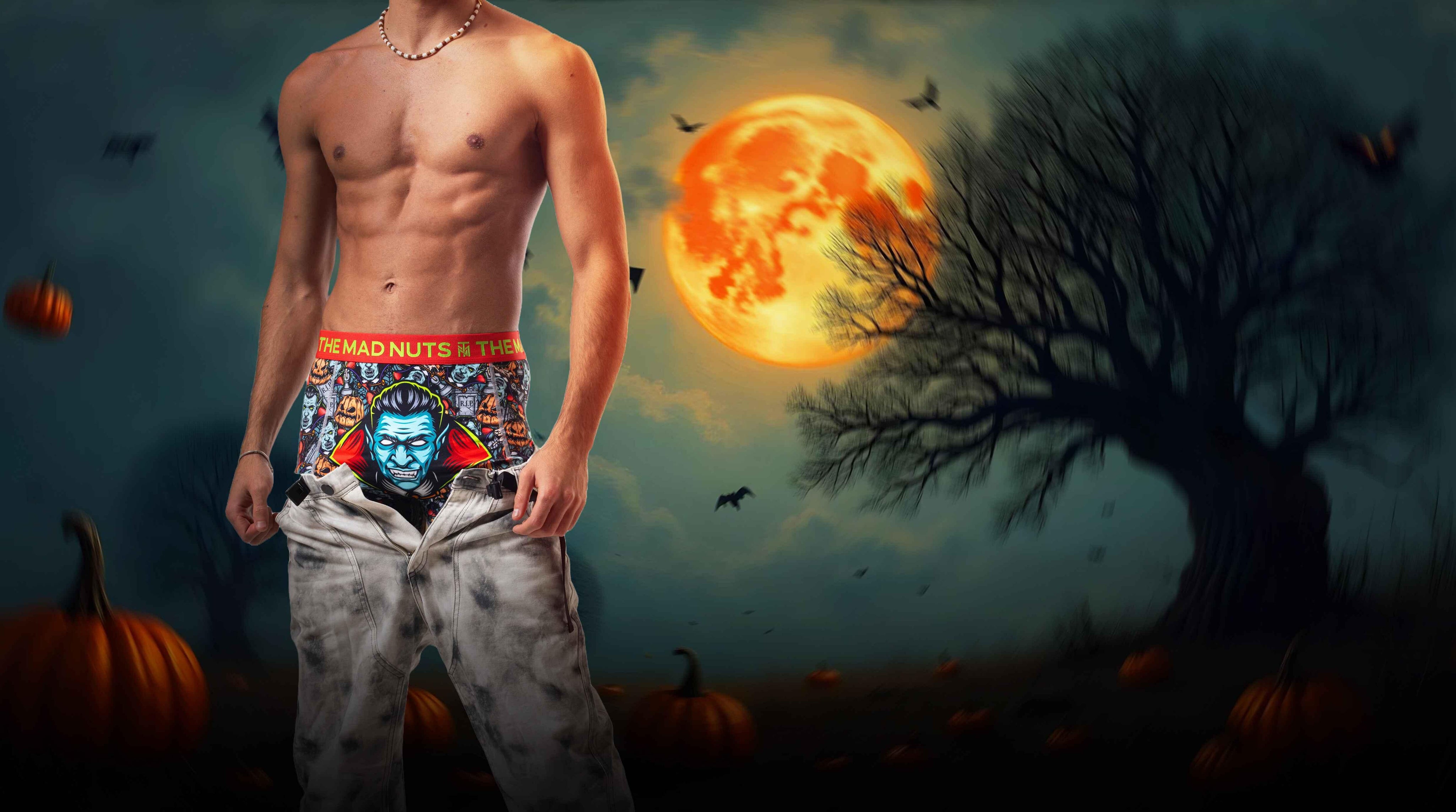 The Mad Nuts Boxer & Socks Collection Vampire