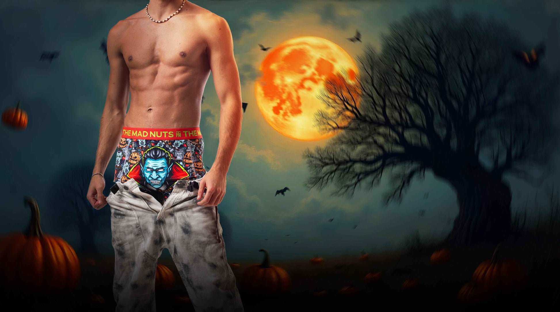 The Mad Nuts Boxer & Socks Collection Vampire